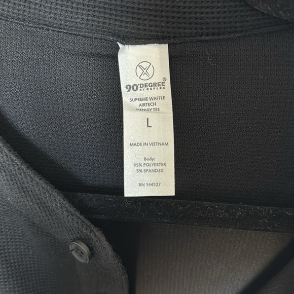 90 Degree supreme waffle, air tech, Henley long sleeve tee - Picture 4 of 6